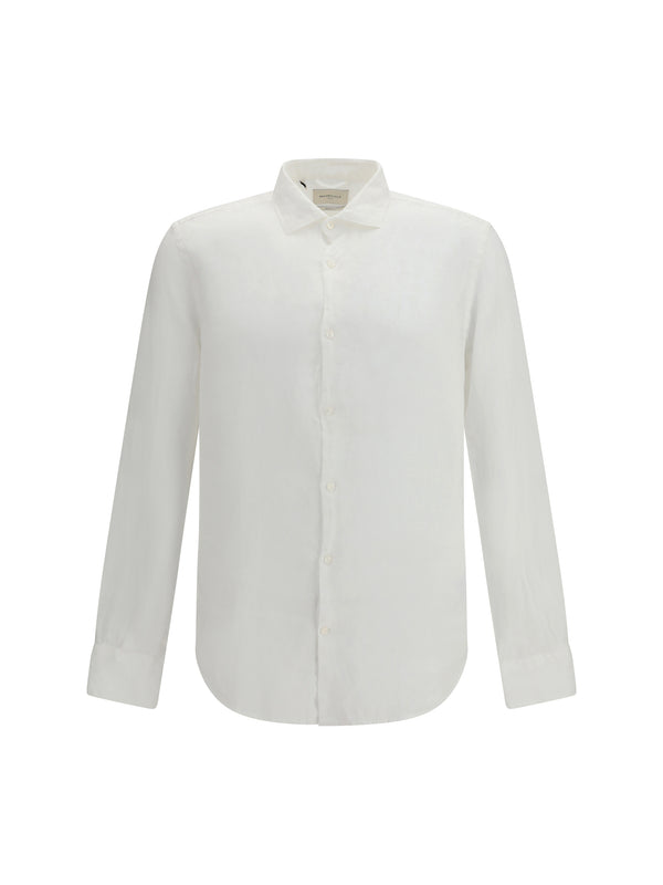Brooksfield 100% Linen shirt in white