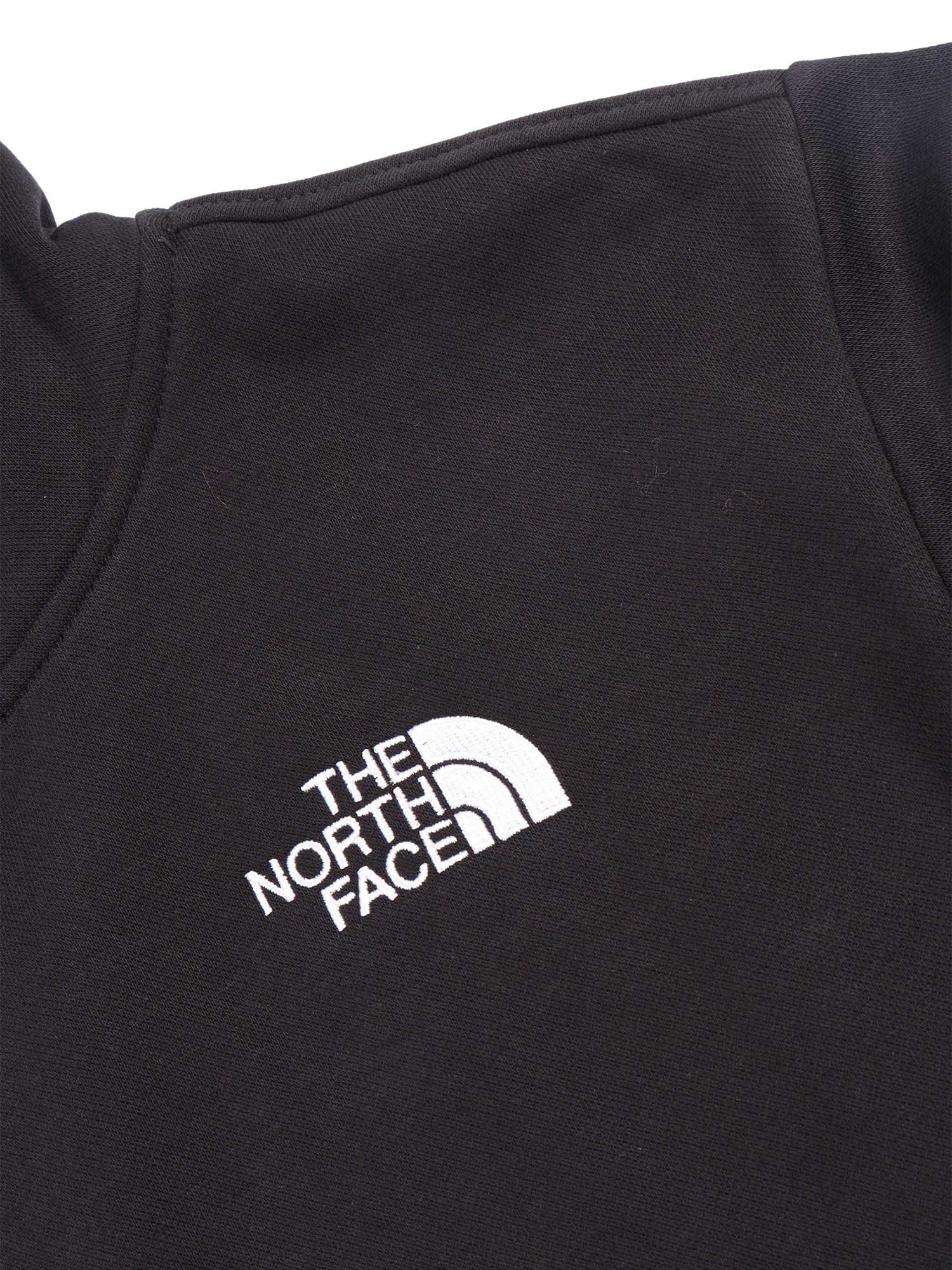Teen Essential Oversized Hoodie Tnf Black Cotton Polyester Sweatshirt