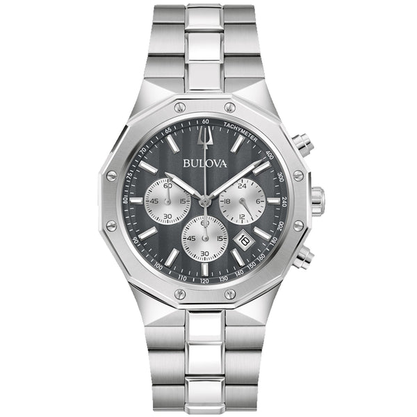 Bulova Mens Prestige Gray Watches
