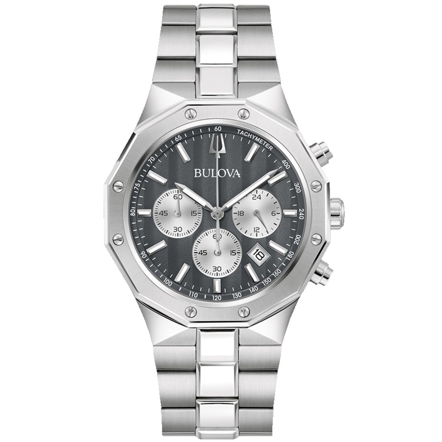 Bulova Mens Prestige Gray Watches
