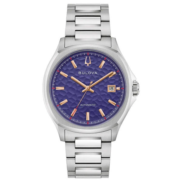 Bulova Stainless Steel watch in purple