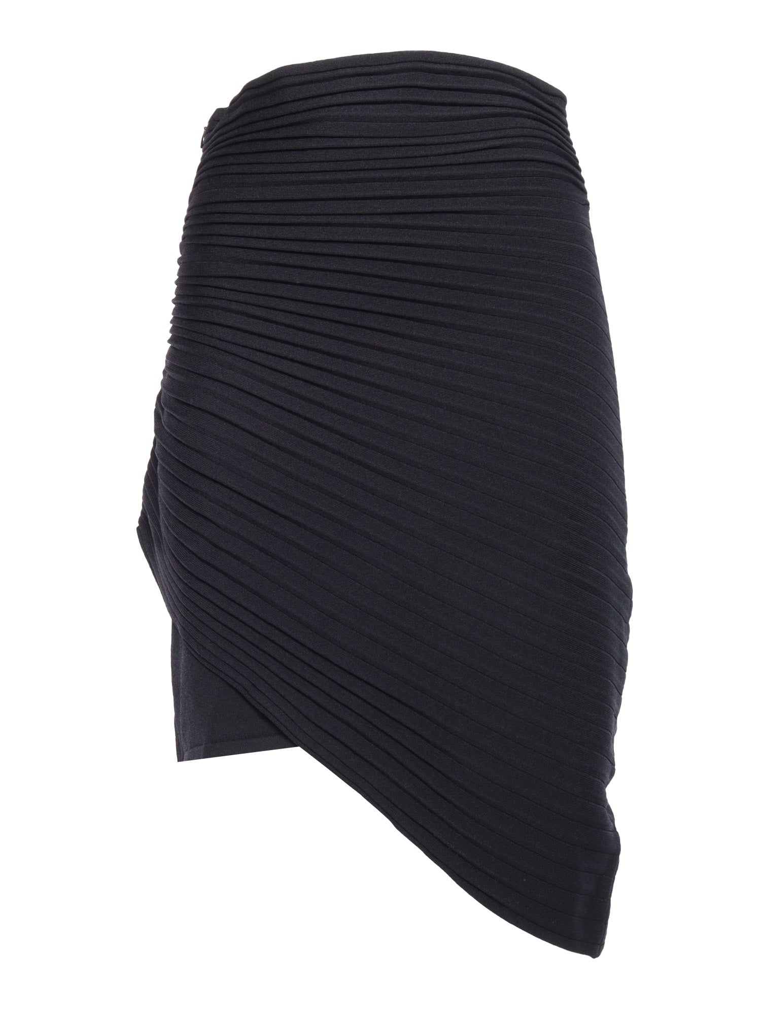 Skirt Black Viscose Polyamide