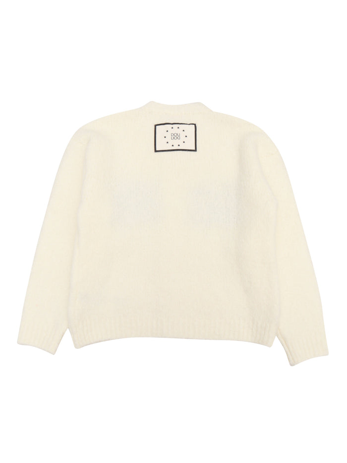 Knit Cardigan White