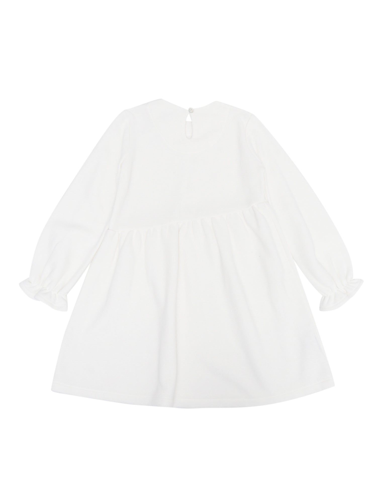 Milano Stitching Dress White