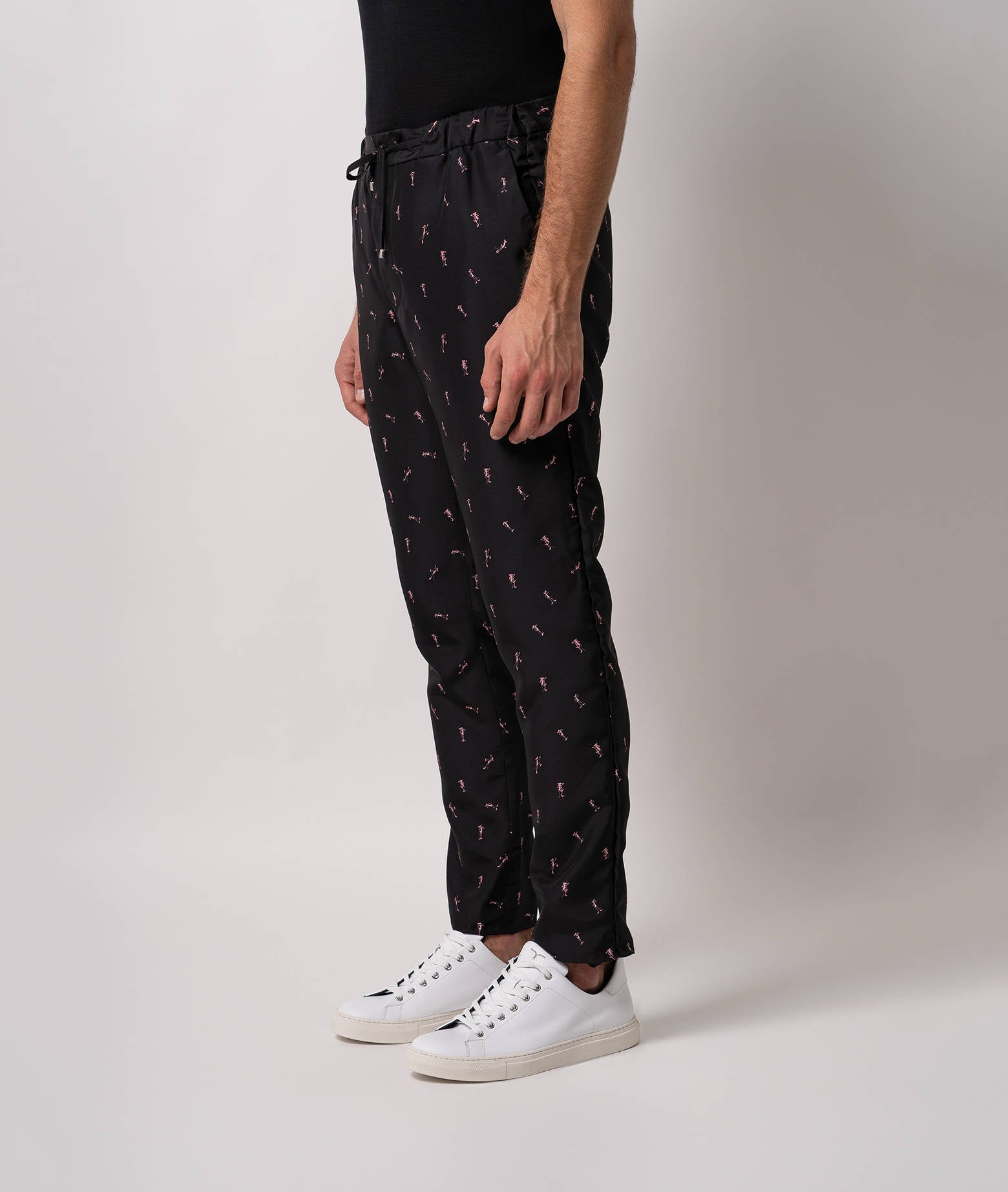 Trousers Pink Panther Black Da Definire