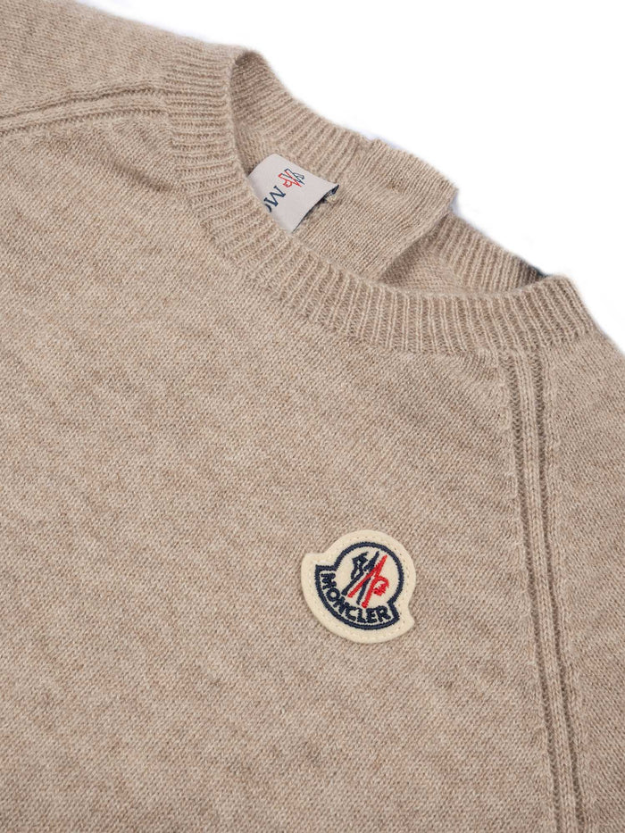 Crewneck Beige Cashmere