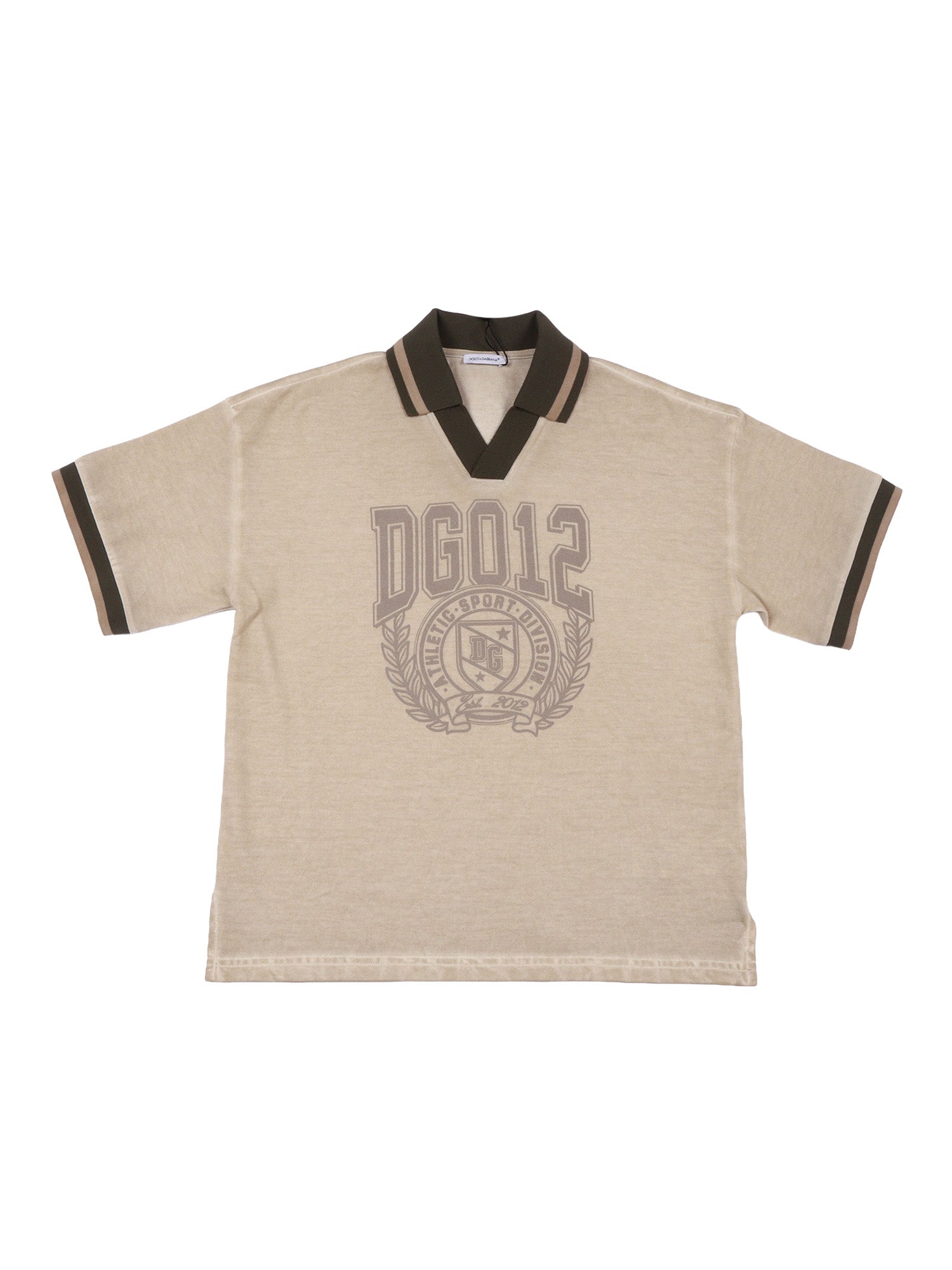 Polo Beige Cotton Shirt