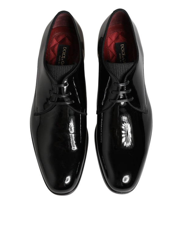 Dolce & Gabbana 100% Calf leather upper derby in black