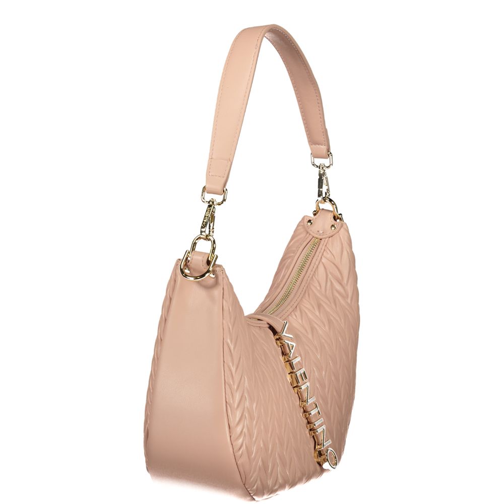 Pink Polyethylene Handbag Bag