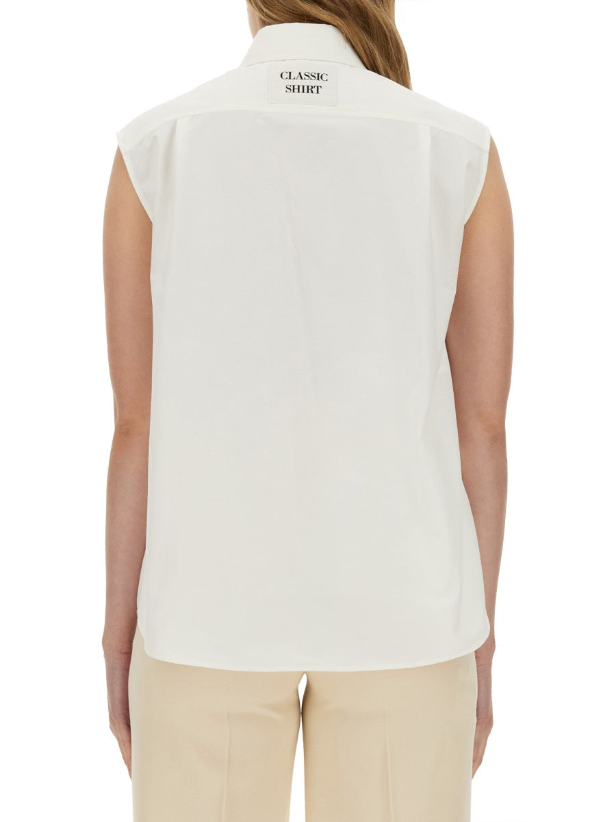 Poplin Shirt White Cotton