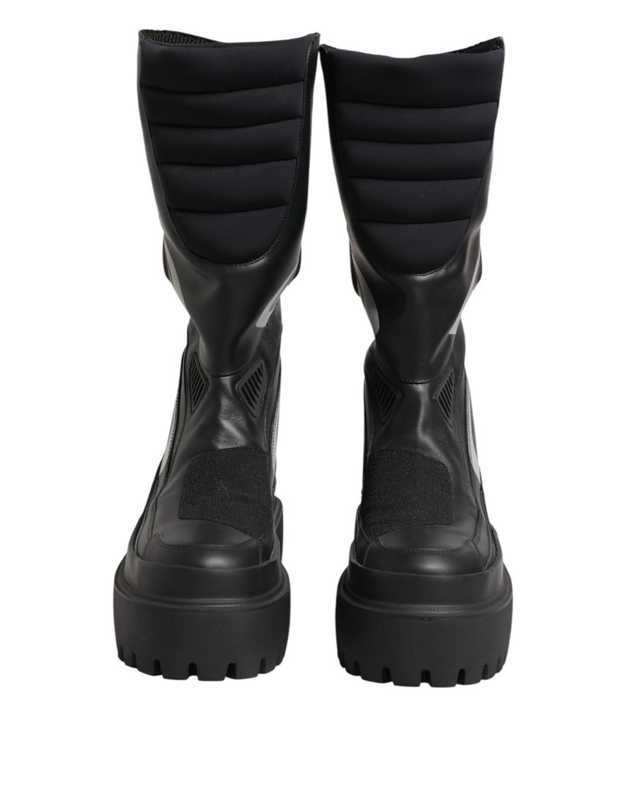Dolce & Gabbana Leather upper boot in black