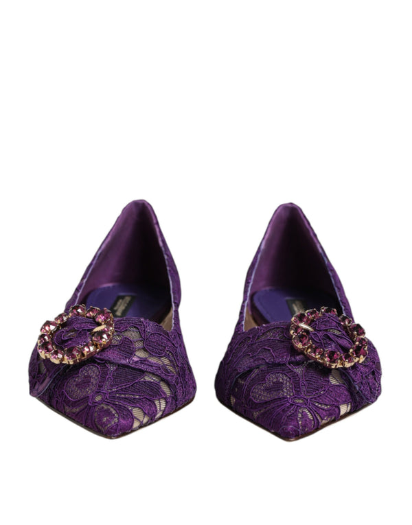 Dolce & Gabbana 30% Cotton flat in purple