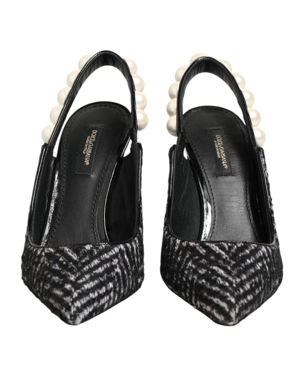 Dolce & Gabbana 03% Plastic slingback in black
