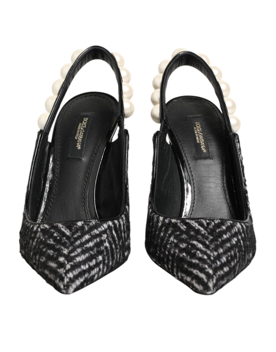 Dolce & Gabbana 03% Plastic slingback in black