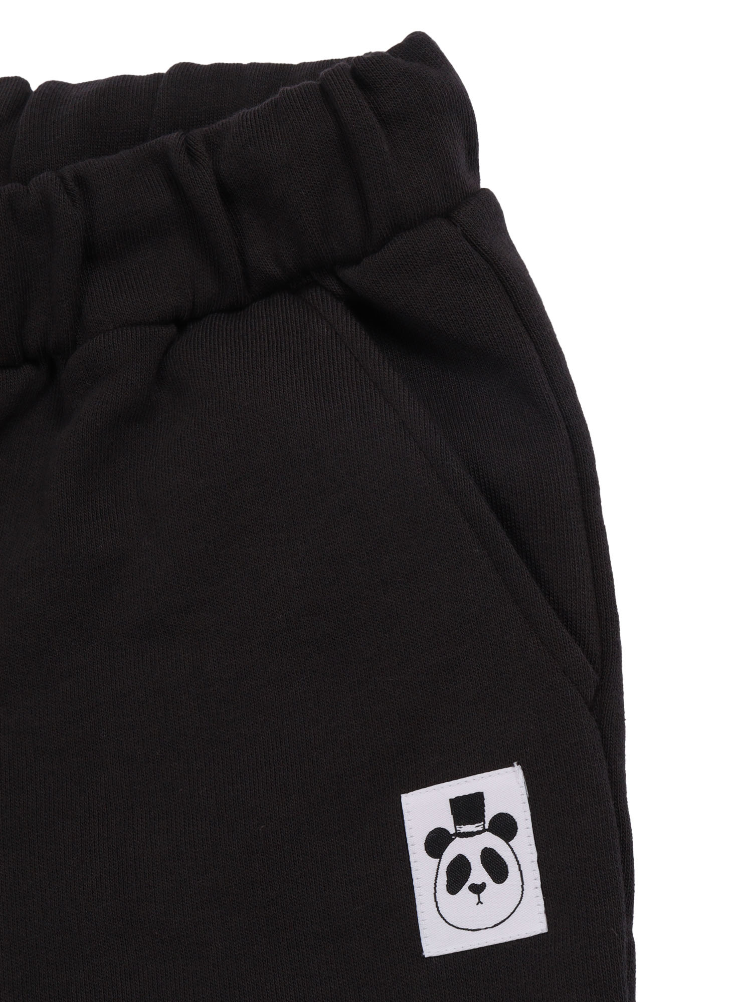Basic solid sweatpants Black Organic Cotton Trackpants