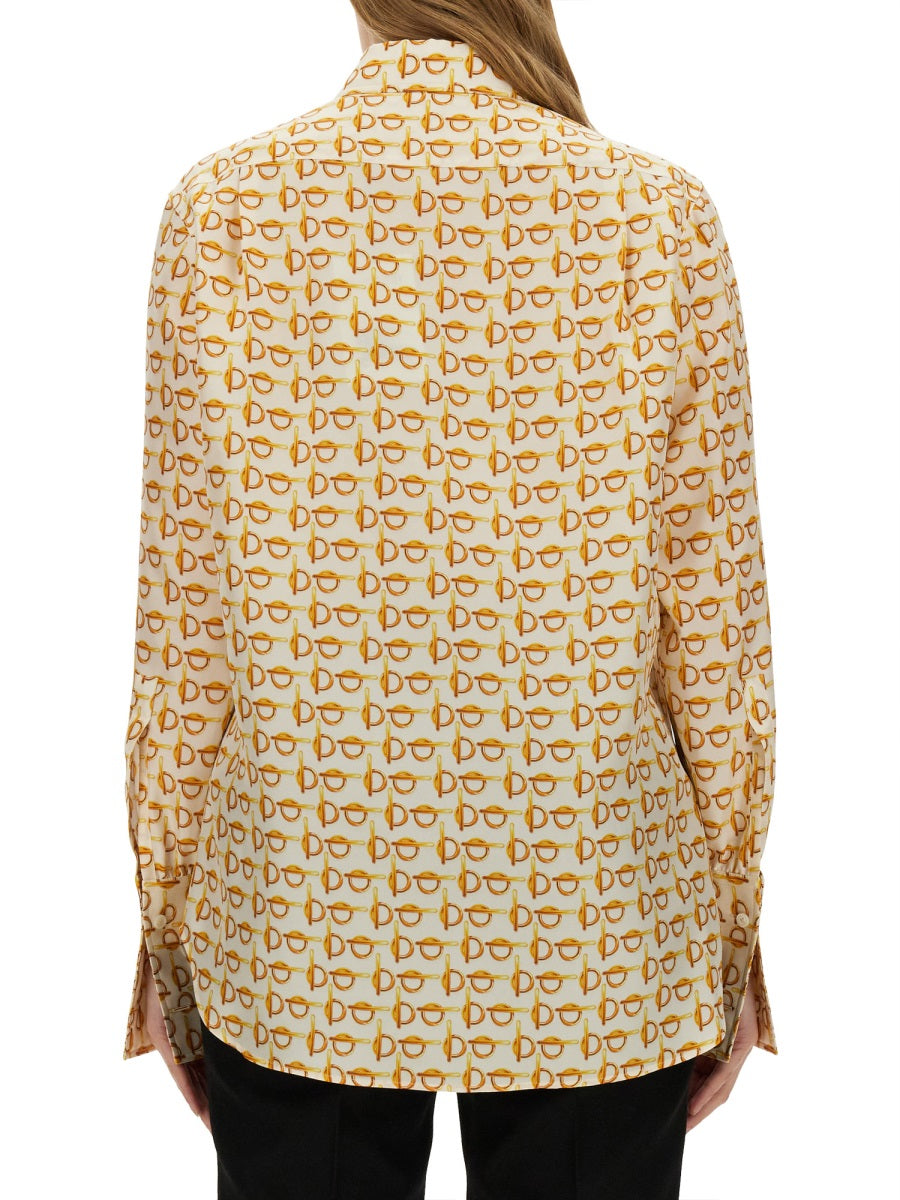 Shirt B Beige Mulberry Silk