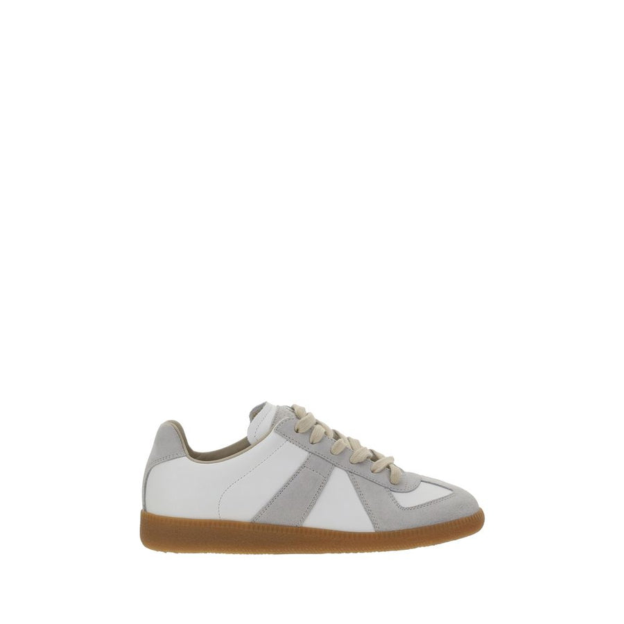 Maison Margiela Upper 100% Calf Leather Bos Taurus sneaker in white