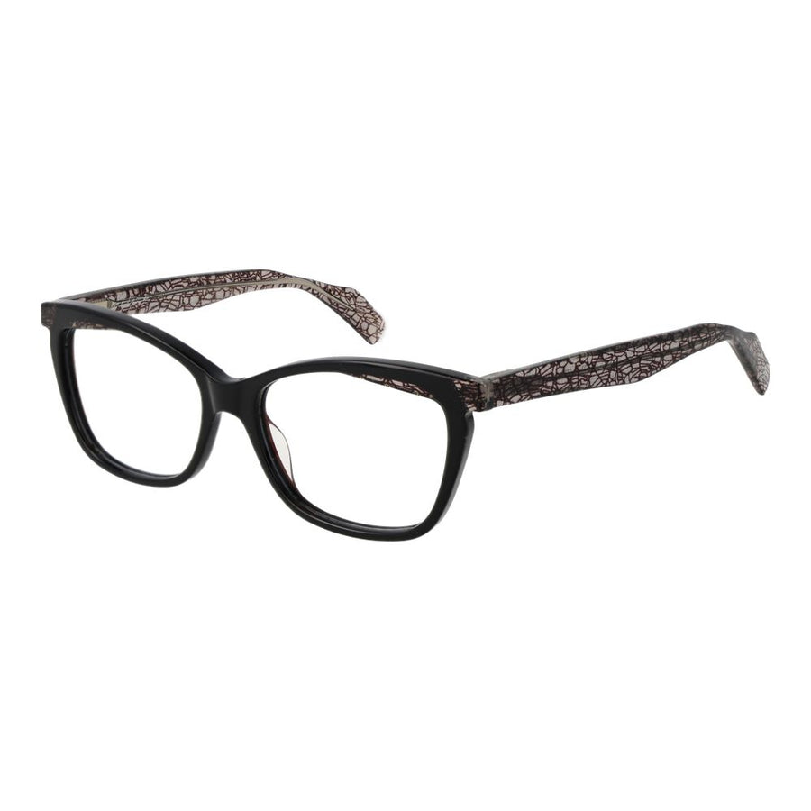 Yohji Yamamoto YO-1035554 Plastic frame and temples eyeglasses in black