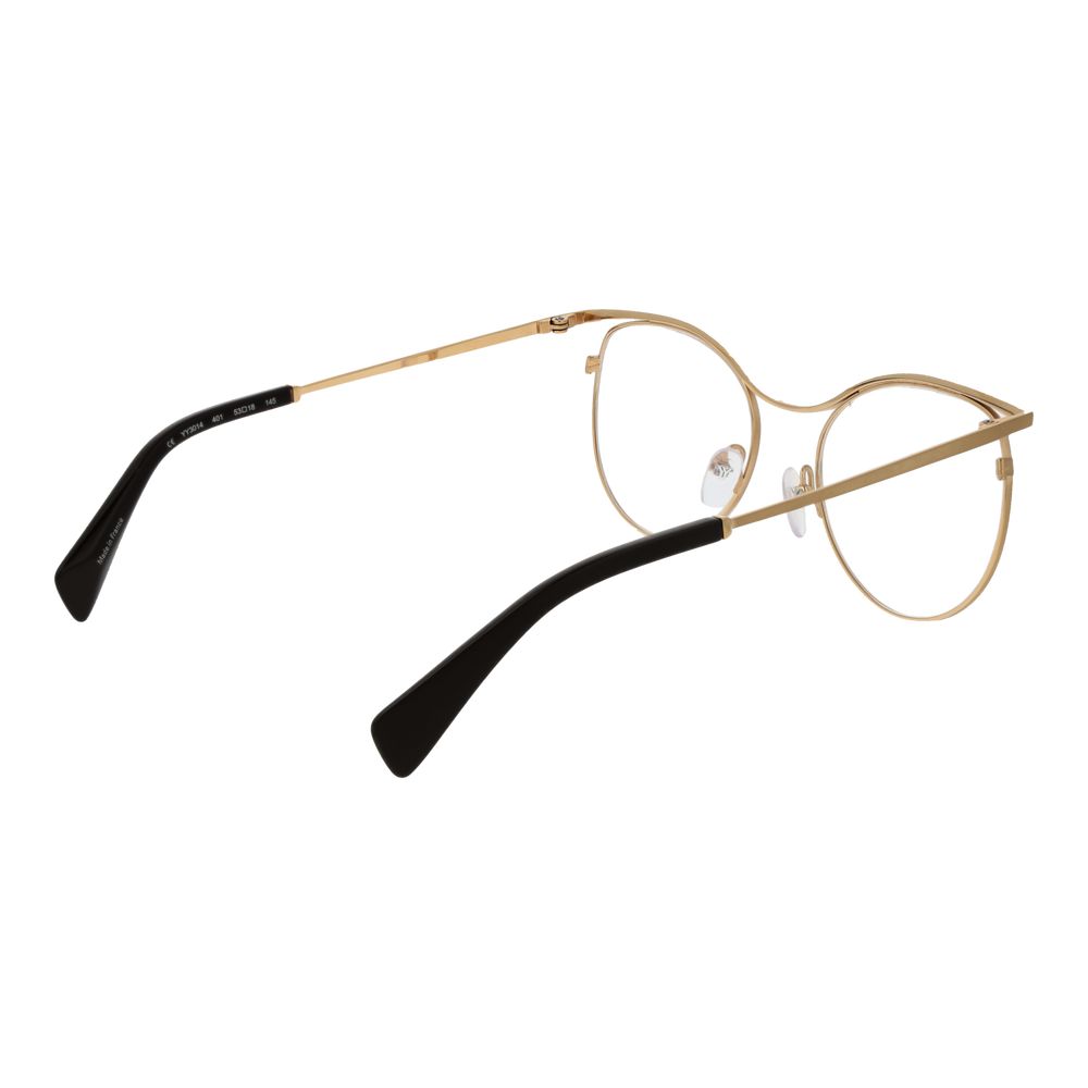 Gold Metal Glasses (frames) Accessory