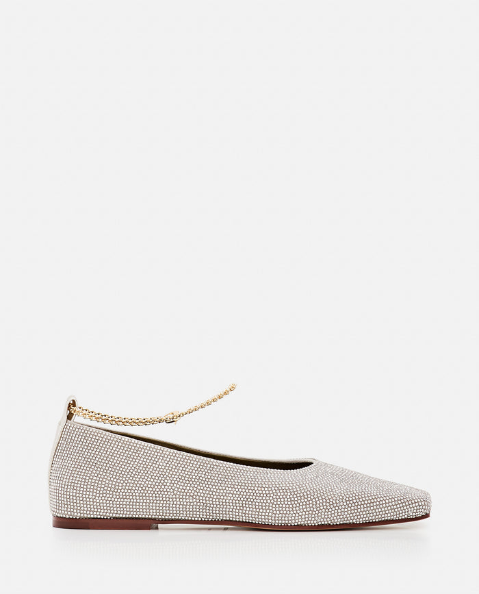MARIA LUCA Flat shoes Silver Lambskin