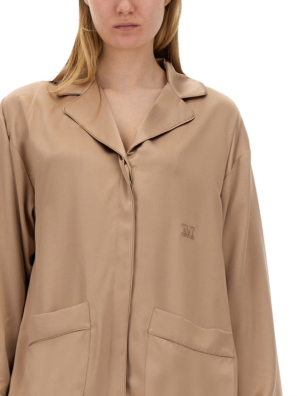 Shirt Piano Potter Beige Silk