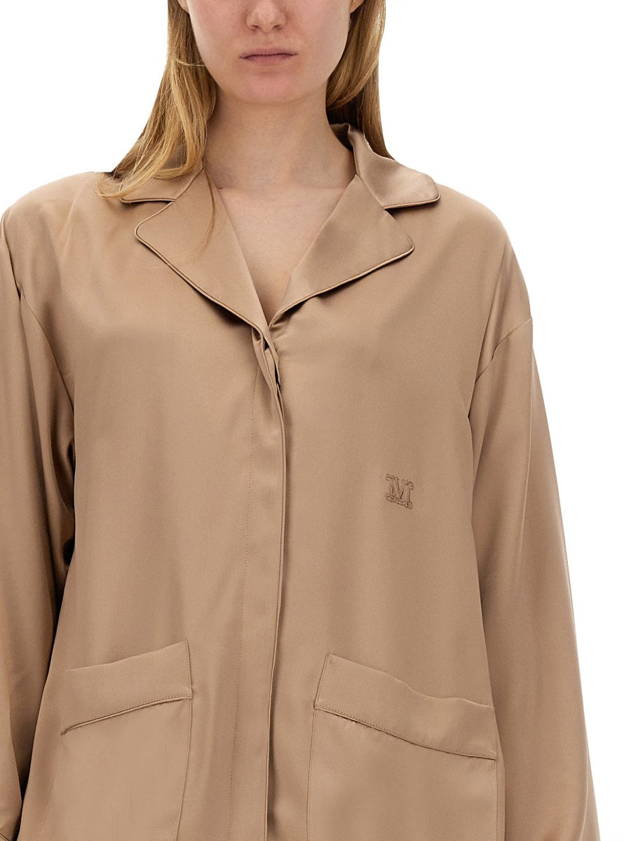 Shirt Piano Potter Beige Silk