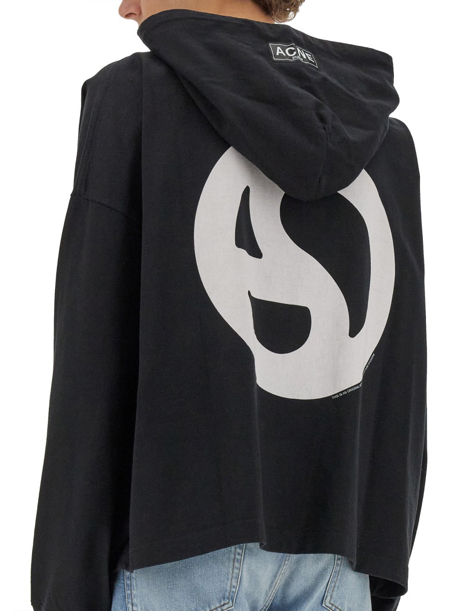 Hoodie Black Cotton Sweatshirts