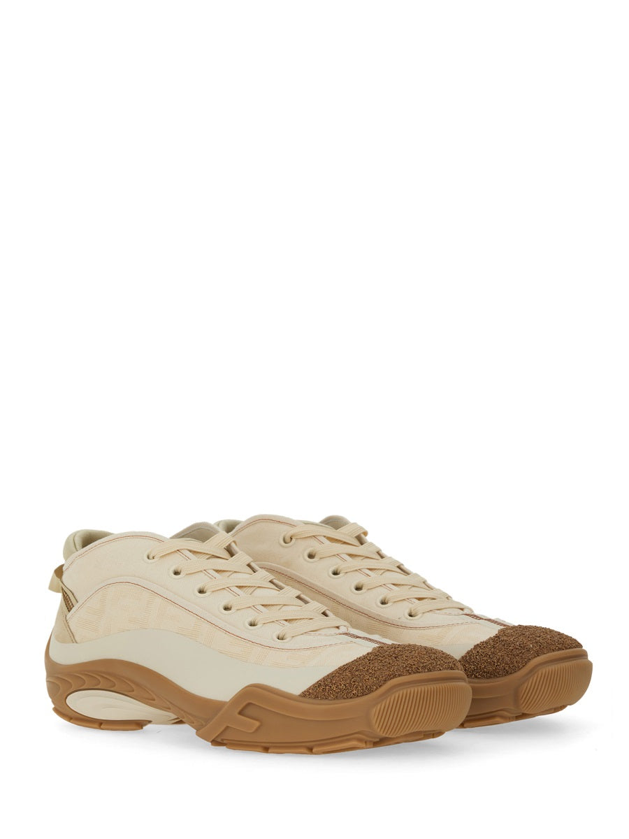 Sneakers Lab White Cotton Trainers