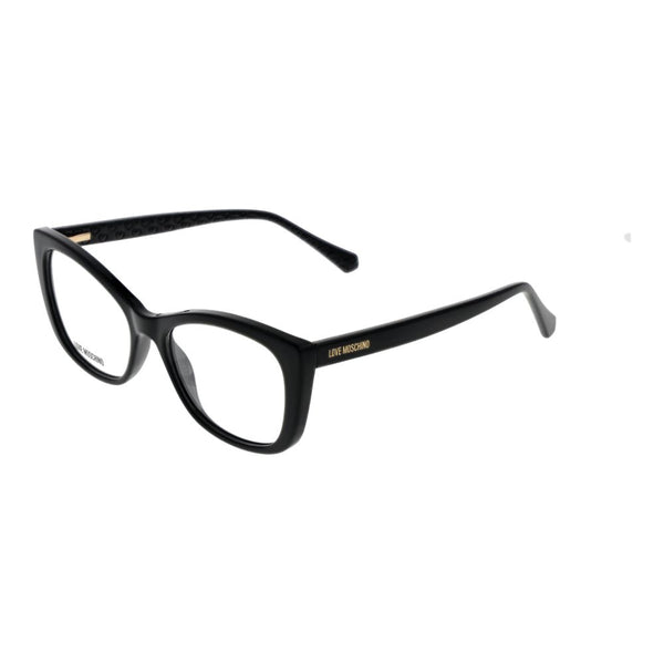 Love Moschino MO-1056773 Cellulose propionate frame; plastic demo lenses eyeglasses in black