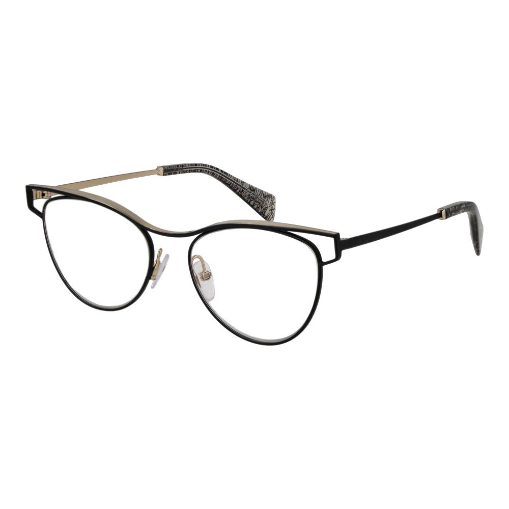Black Metal Glasses (frames) Accessory