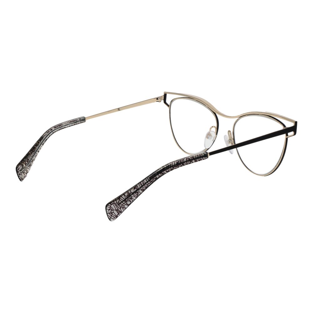 Black Metal Glasses (frames) Accessory