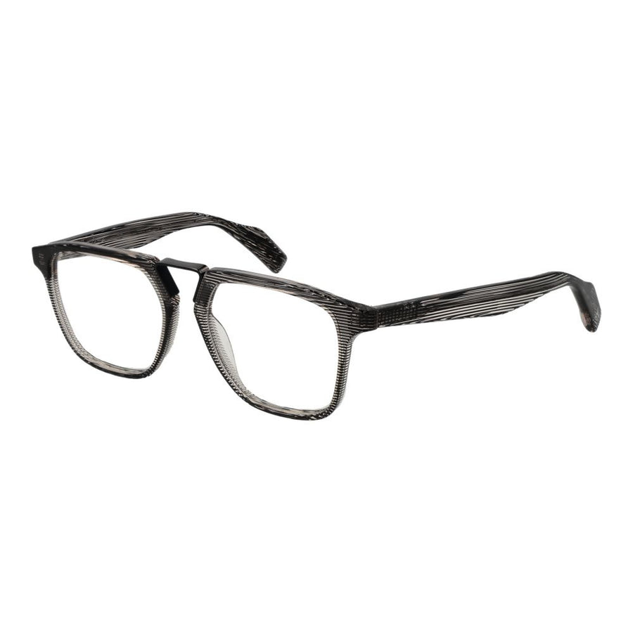 Yohji Yamamoto YO-1035545 Metal & Plastic frames; Plastic demo lenses eyeglasses in black