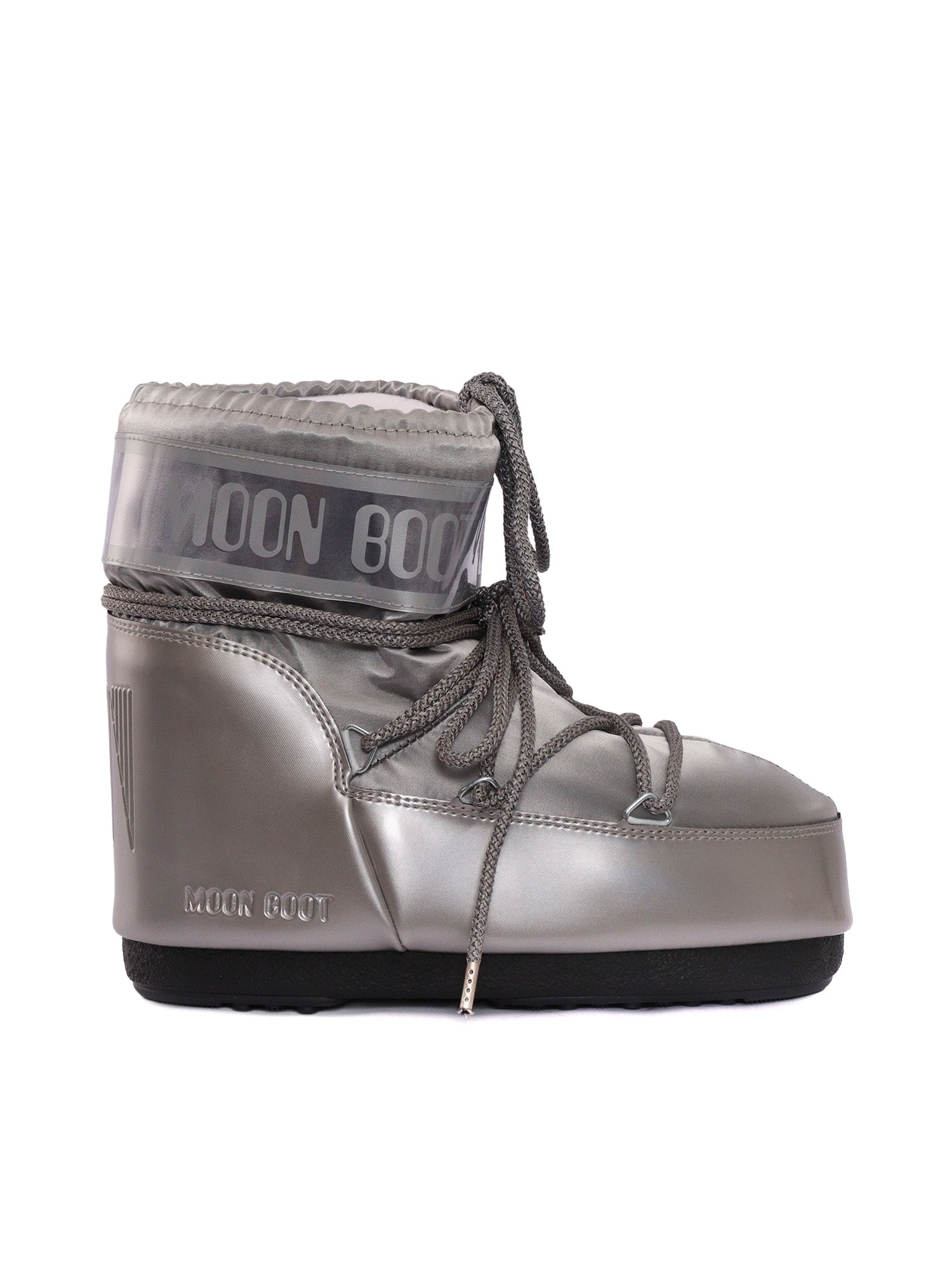 Mb Icon Low Glance Boots Silver Booties