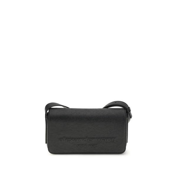 Alexander Wang 100% Calf Leather Bos Taurus shoulder bag in black
