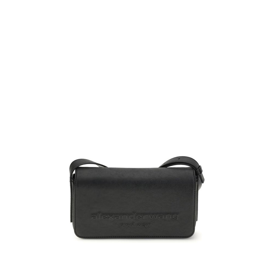 Alexander Wang 100% Calf Leather Bos Taurus shoulder bag in black