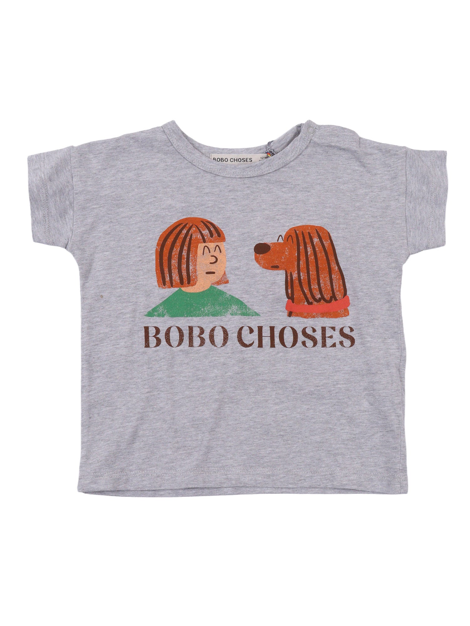 Friends In A Pickle T-shirt Grey Organic Cotton Short Sleeves
