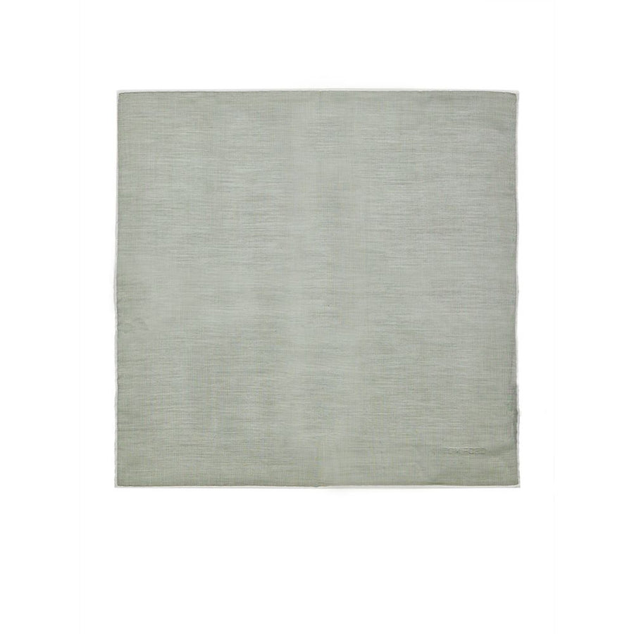 Tom Ford 100% Cotton pocket square in green