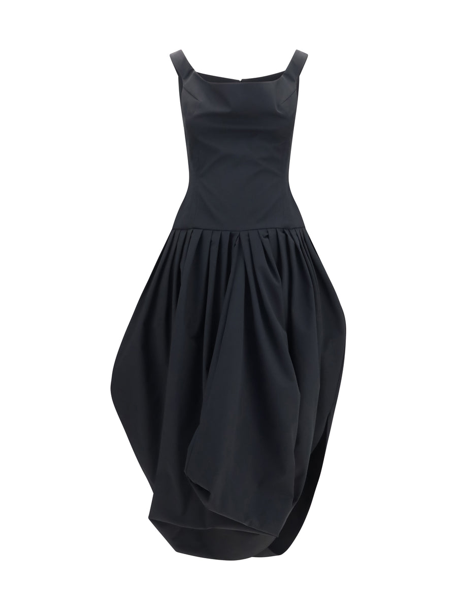 Magda Butrym 100% Polyester dress in black