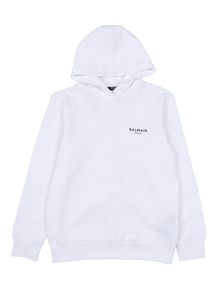 SWEATSHIRT White Virgin Wool Elastane