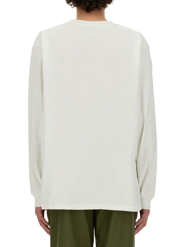 Logo T-Shirt White Polyester T-shirts