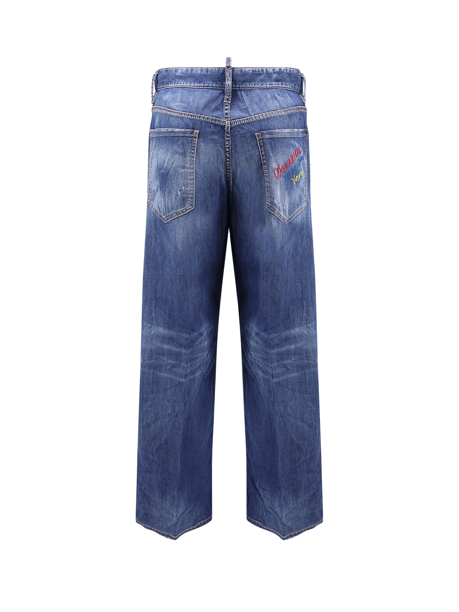 Dsquared2 Jeans Blue Cotone Elastan