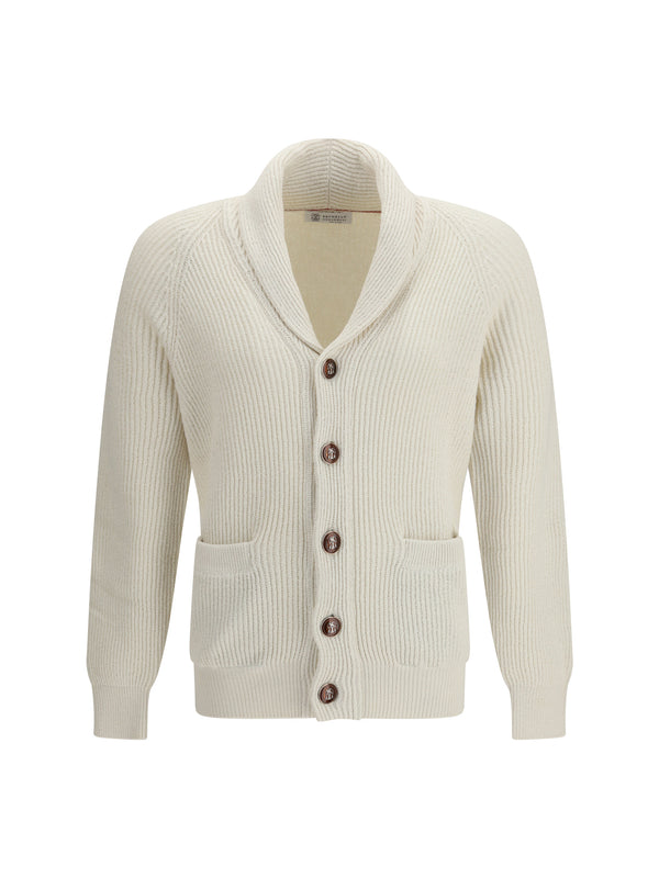 Brunello Cucinelli 100% Cotton cardigan in beige