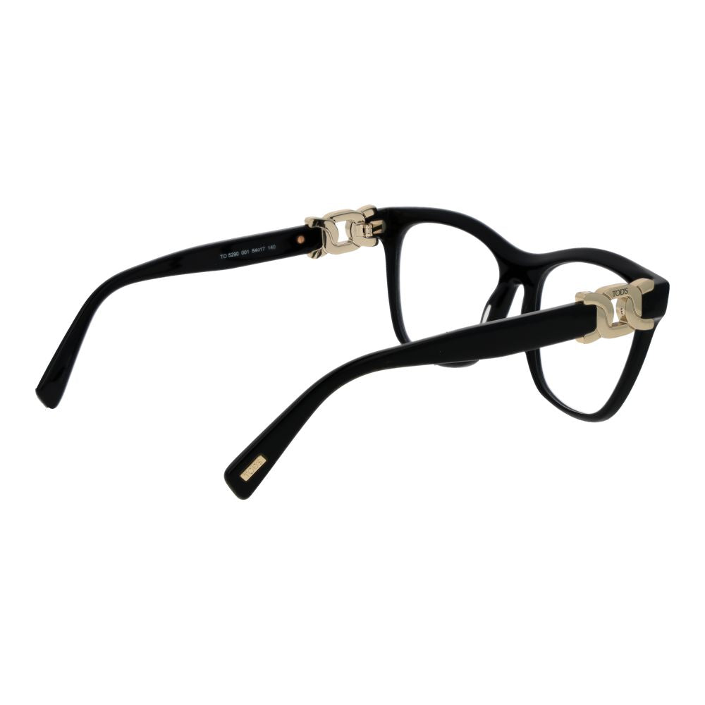 Tod's TO-1044783 Acetate frame eyeglasses in black — view 3