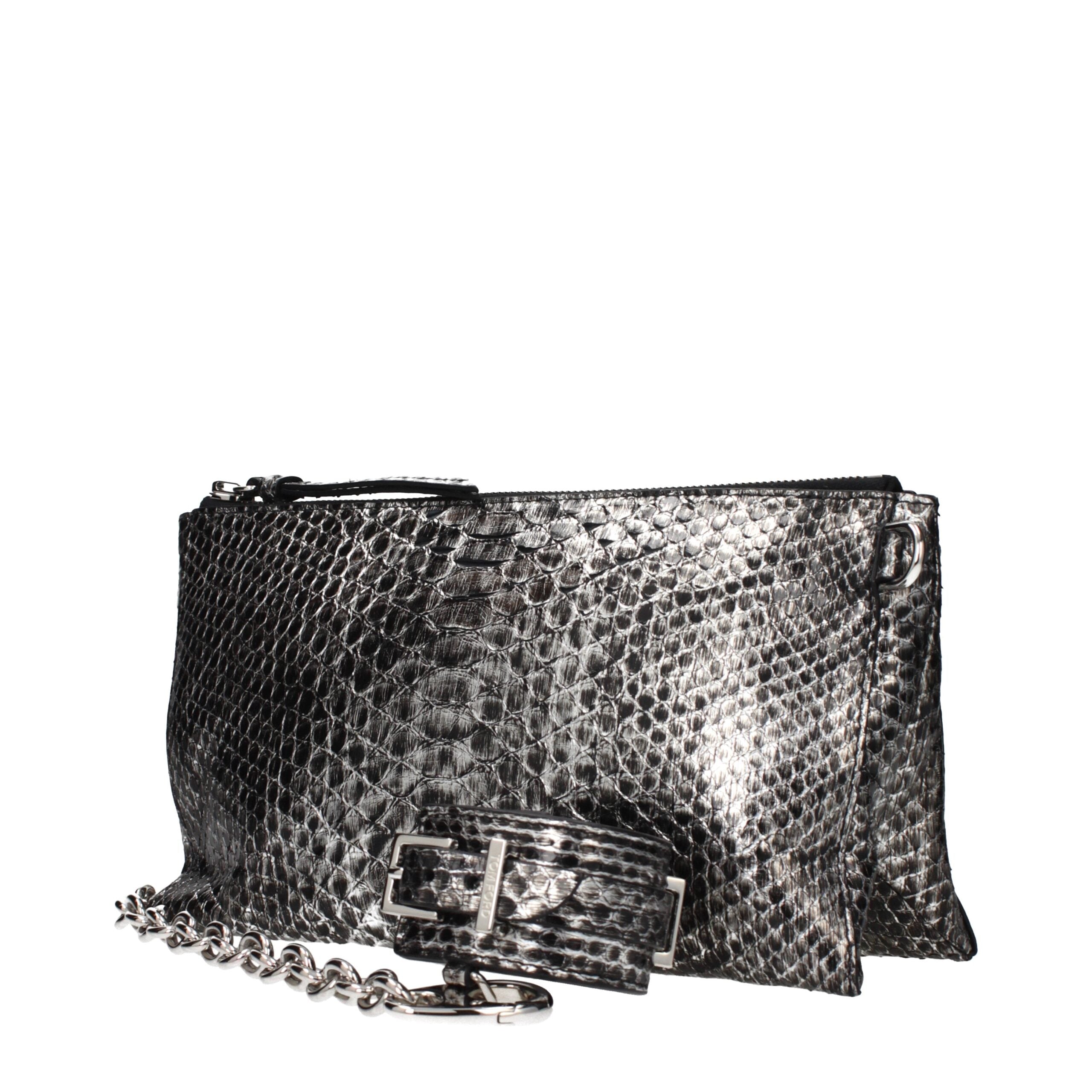Gray Skin Handbag Bag