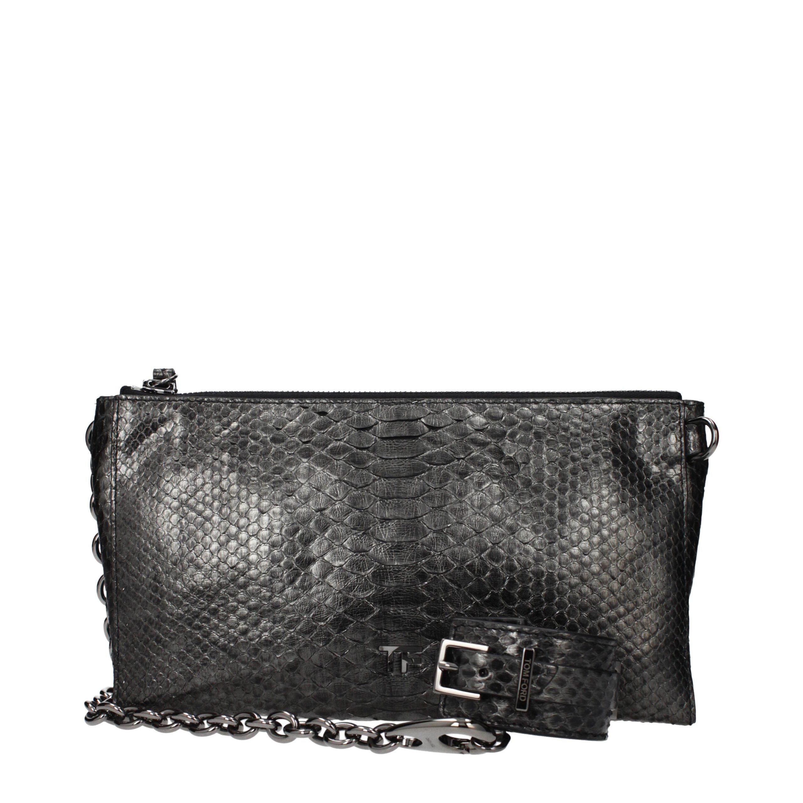 Gray Skin Handbag Bag