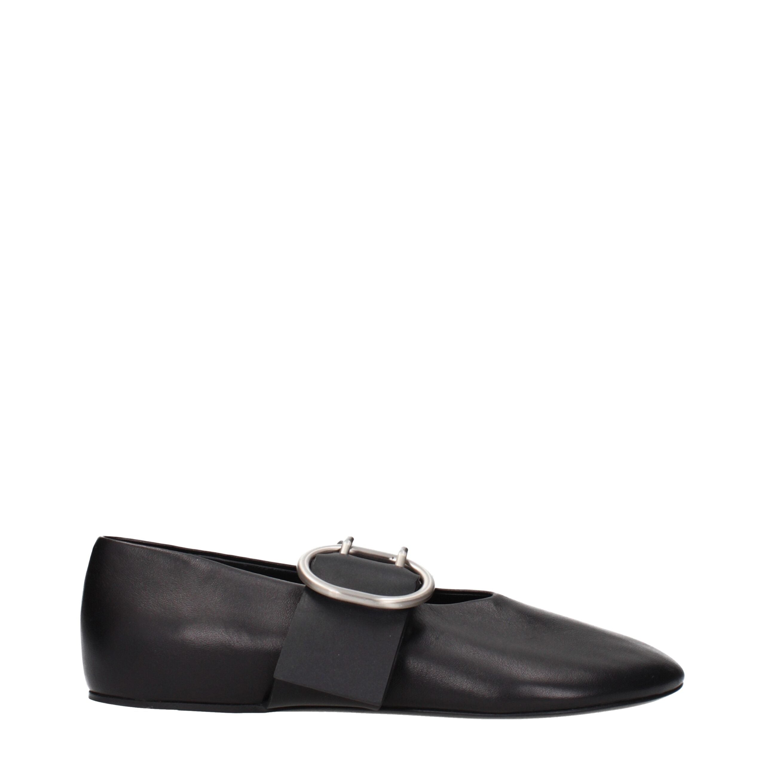 Jil Sander flat in black