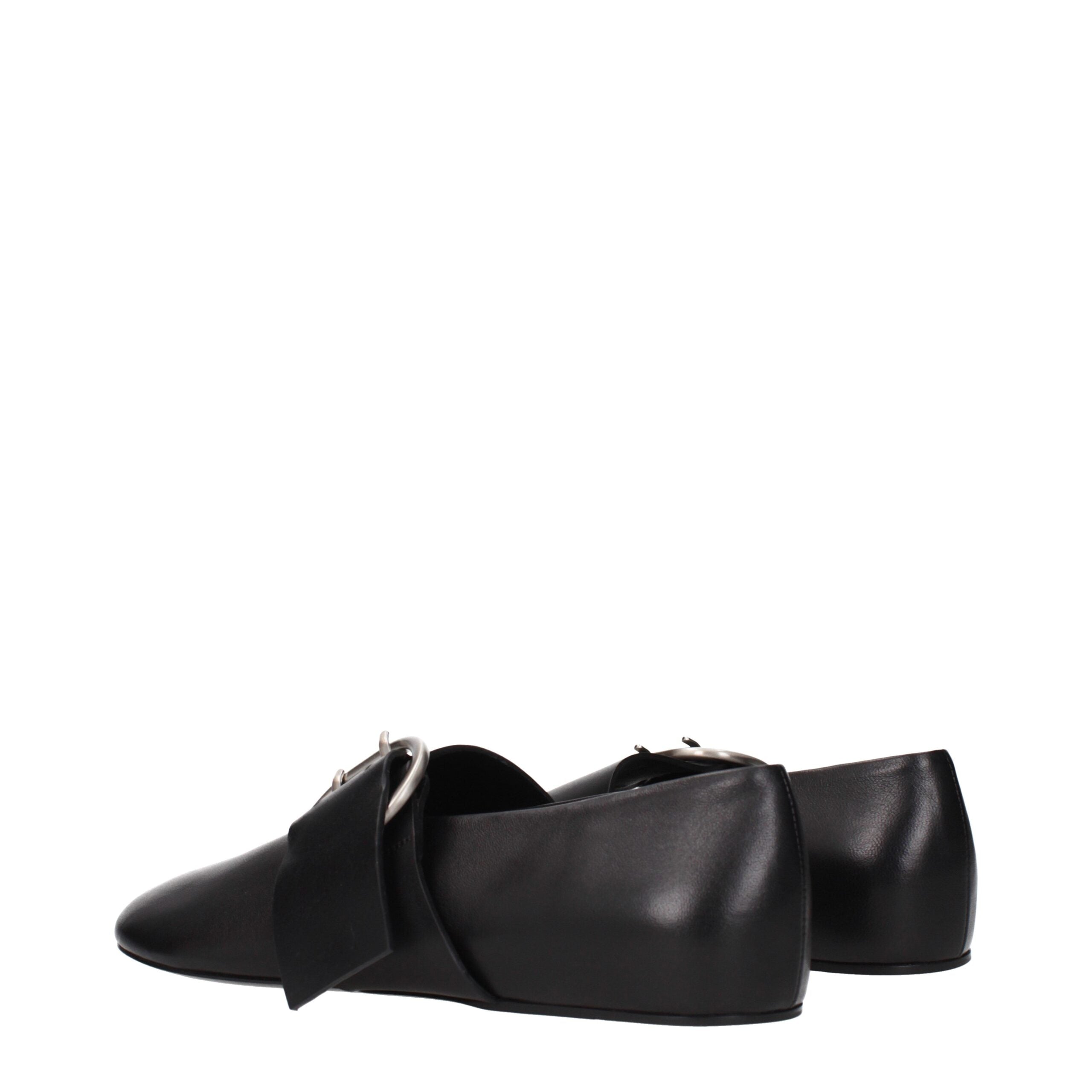 Jil Sander flat in black — view 4
