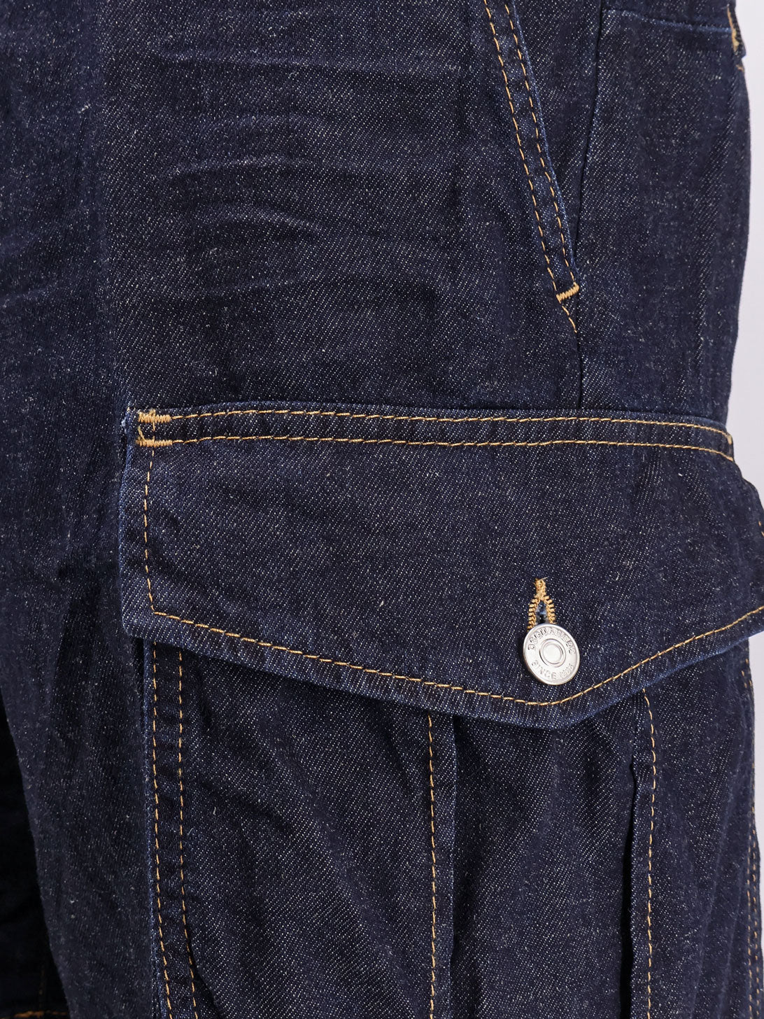 Dsquared2 Shorts Blue Cotone Canapa