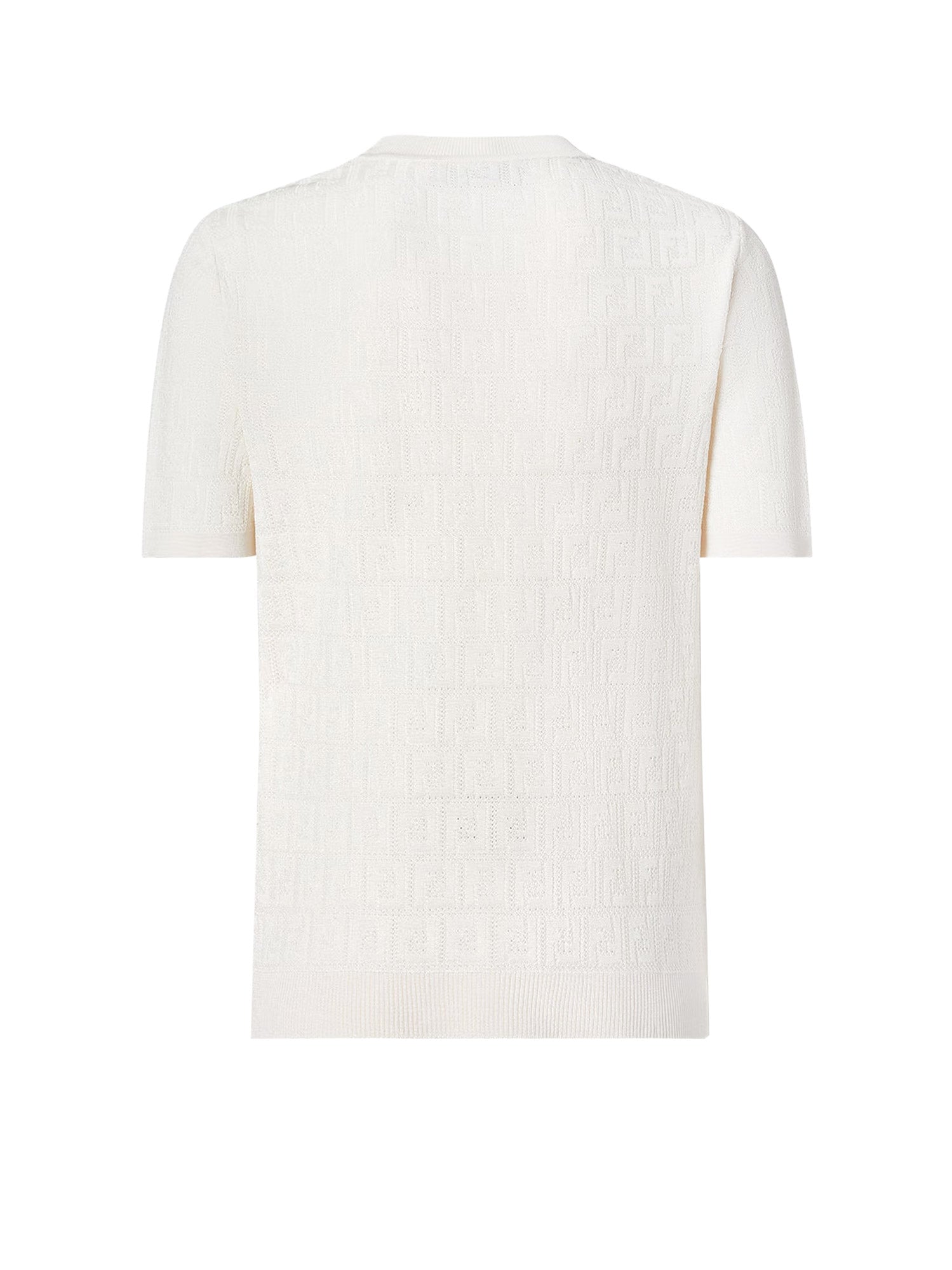Fendi Sweaters White Cotone Viscosa