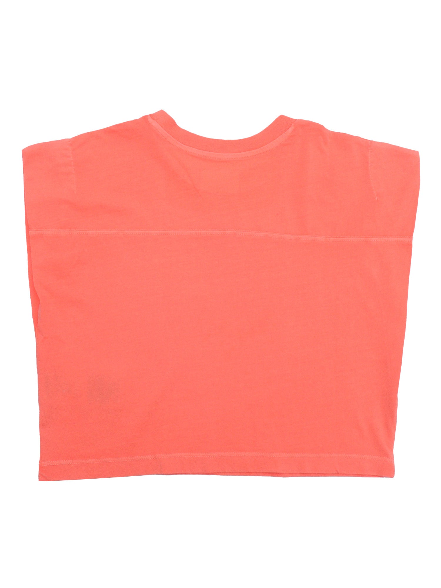 CROM51 T1570 T-SHIRTS Orange Cotton Short Sleeves T-shirt